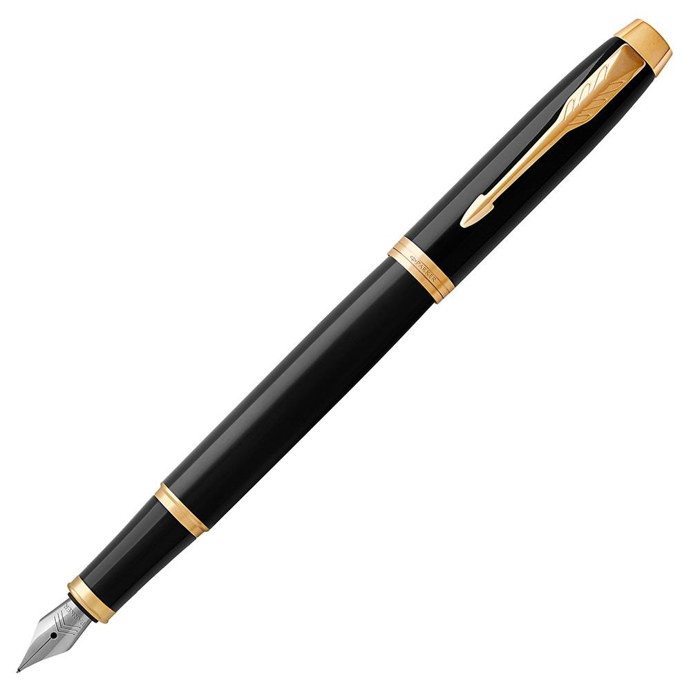 Nalivno pero parker im črno-zlat