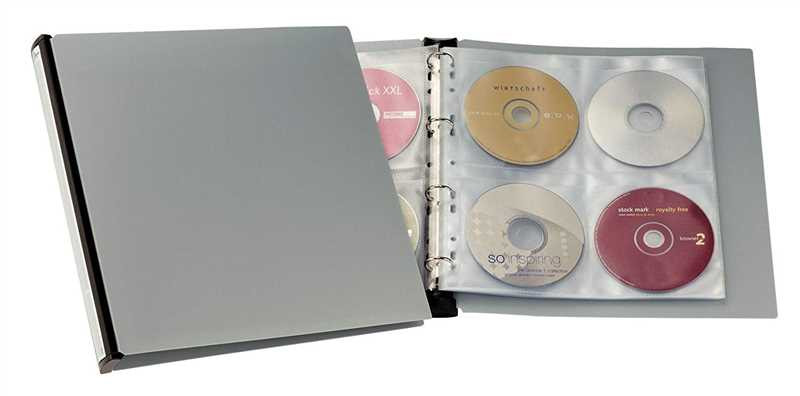 Durable Album za CD/DVD plošče, srebrn (5277)